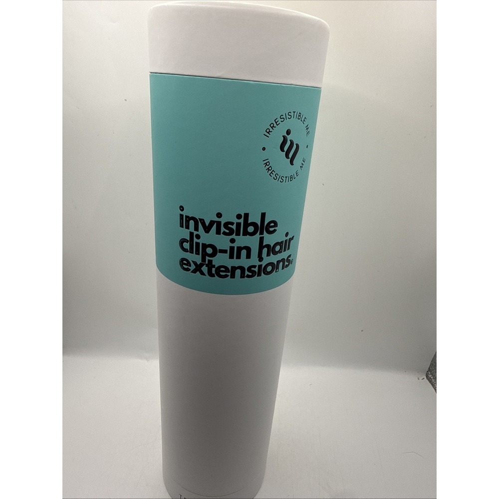 Irresistible Me Invisible Clip-In Hair Ext 14" Light Brown 100% Human Hair
